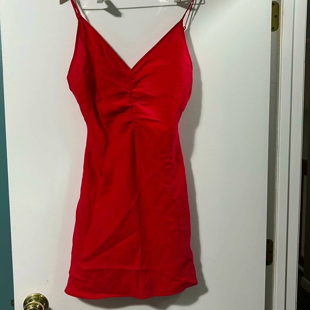 ZARA red dress size S